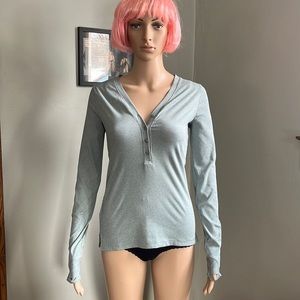 Athleta Henley Top with thumb holes